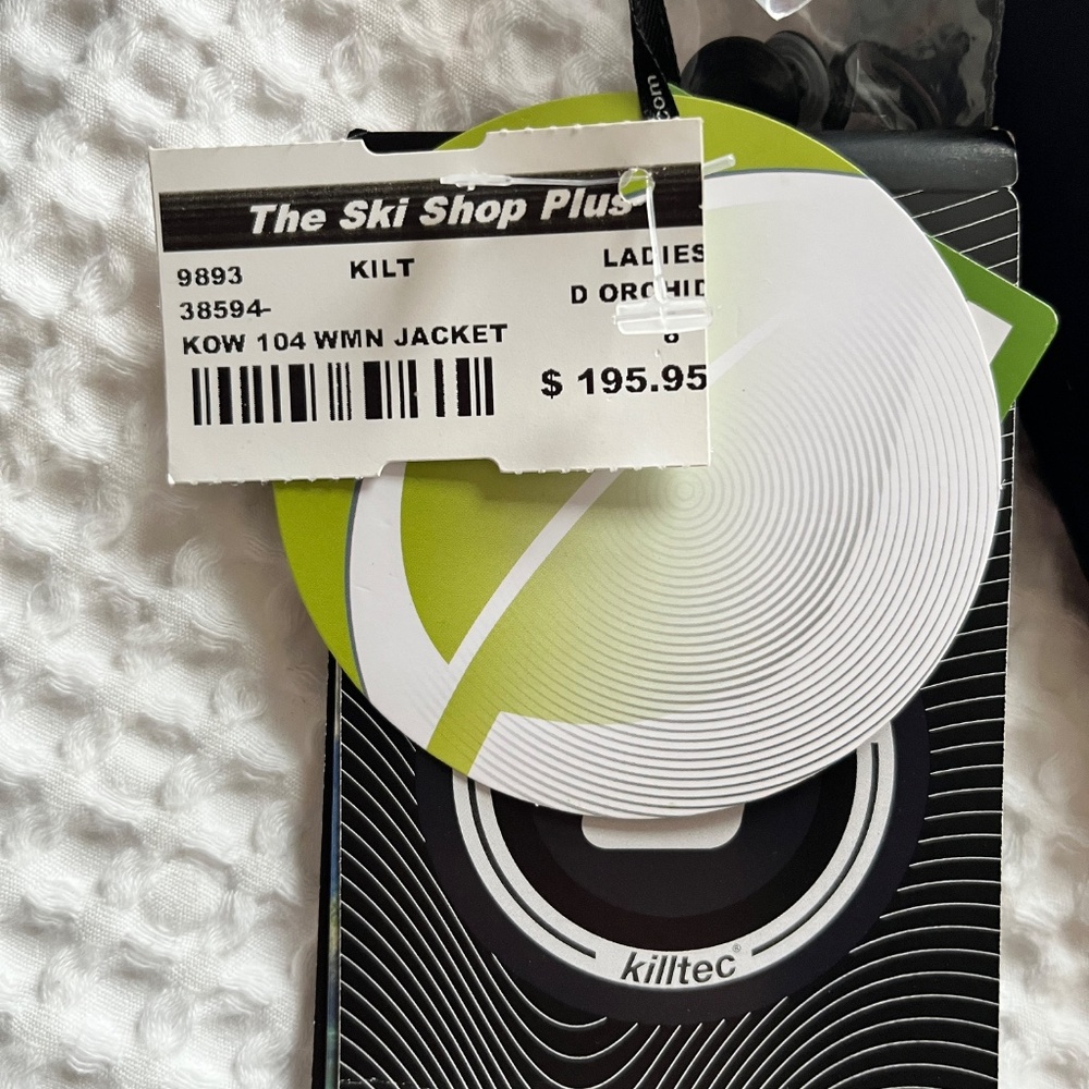 NWT Killtec Kow 104 Insulated Hooded Ski Jacket Dark Orchid - Picture 7 of 8